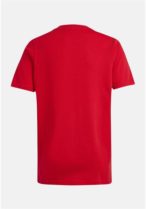 T-shirt a manica corta CAMO LINEAR GRAPHIC TEE rossa da bambino ADIDAS ORIGINALS | IX5231.